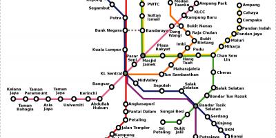 Maleisië metro kaart