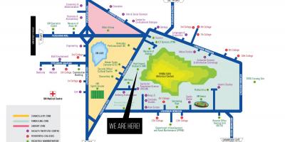 Kaart van die universiteit van malaya