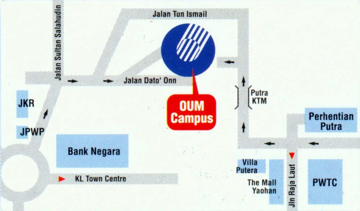 Kaart van die bank negara maleisië plek