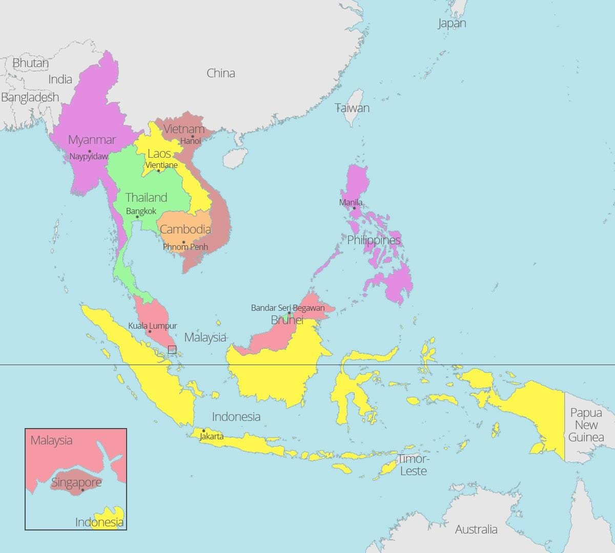 kuala lumpur plek op die wêreld kaart