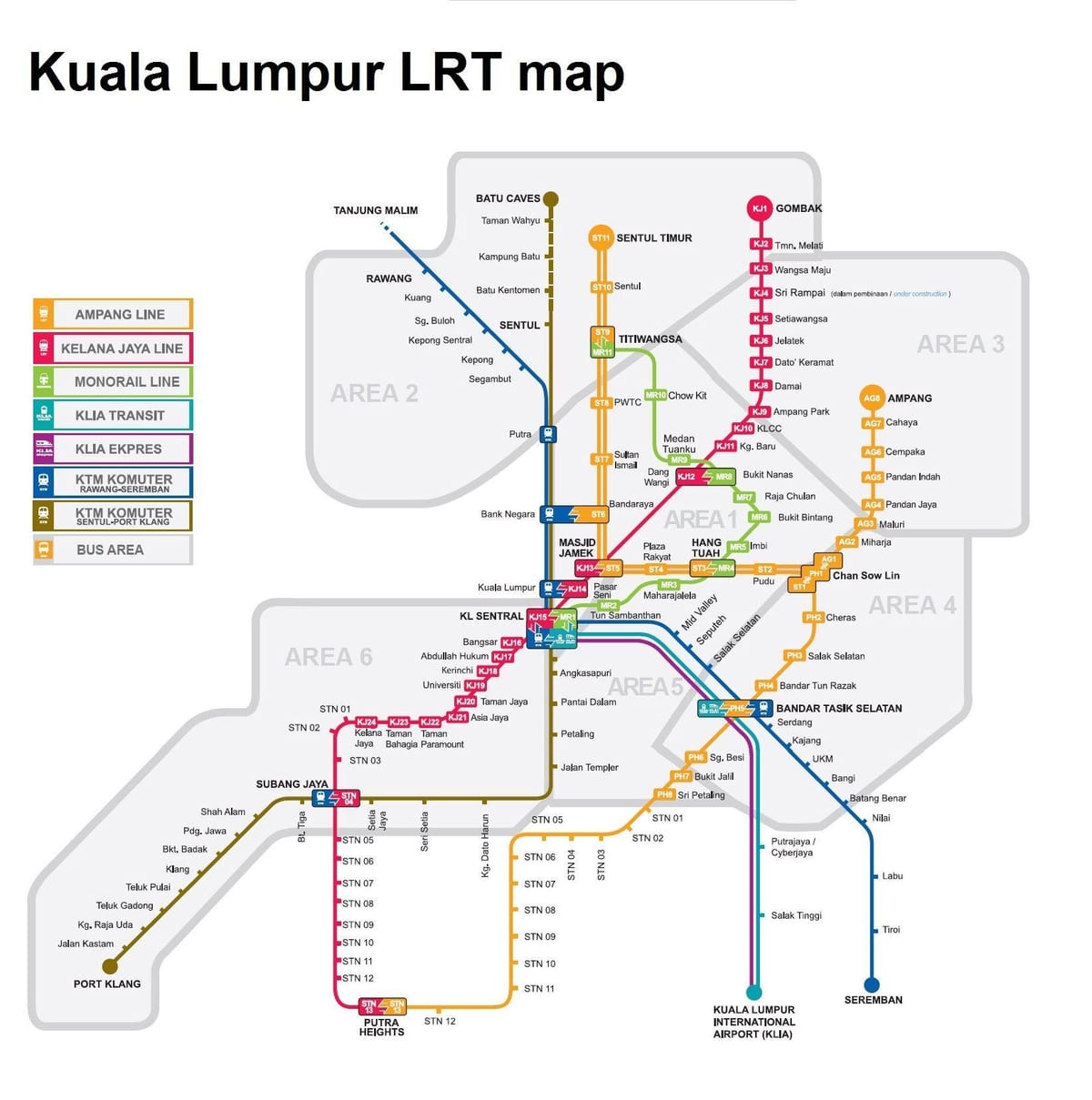 lrt kaart maleisië 2016