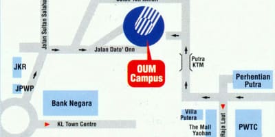 Kaart van die bank negara maleisië plek