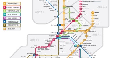Lrt kaart maleisië 2016