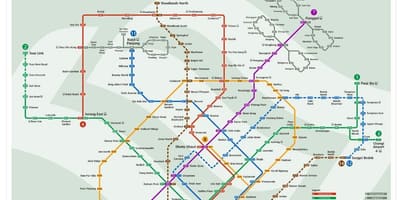 Mrt stasie kaart maleisië